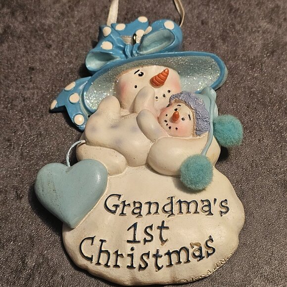 Lot of 6 Family-Themed Christmas Ornaments Mom Grandma Dad Brother Daughter - Picture 6 of 11